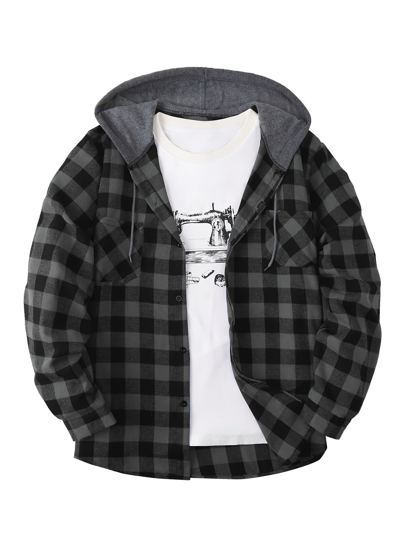 Fredrick | Hooded Flannel Shirt