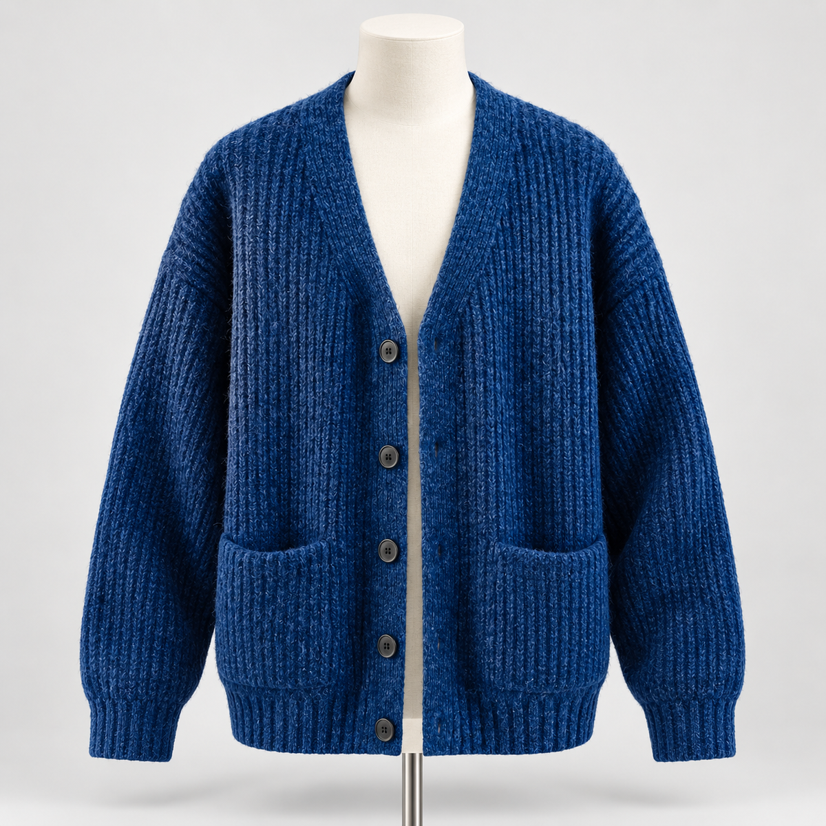 Relaxed V-Neck Cardigan