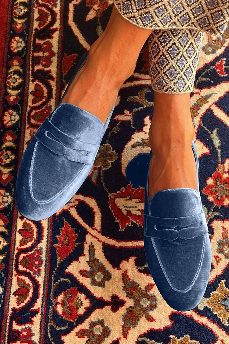 Serenah | Velvet Loafers