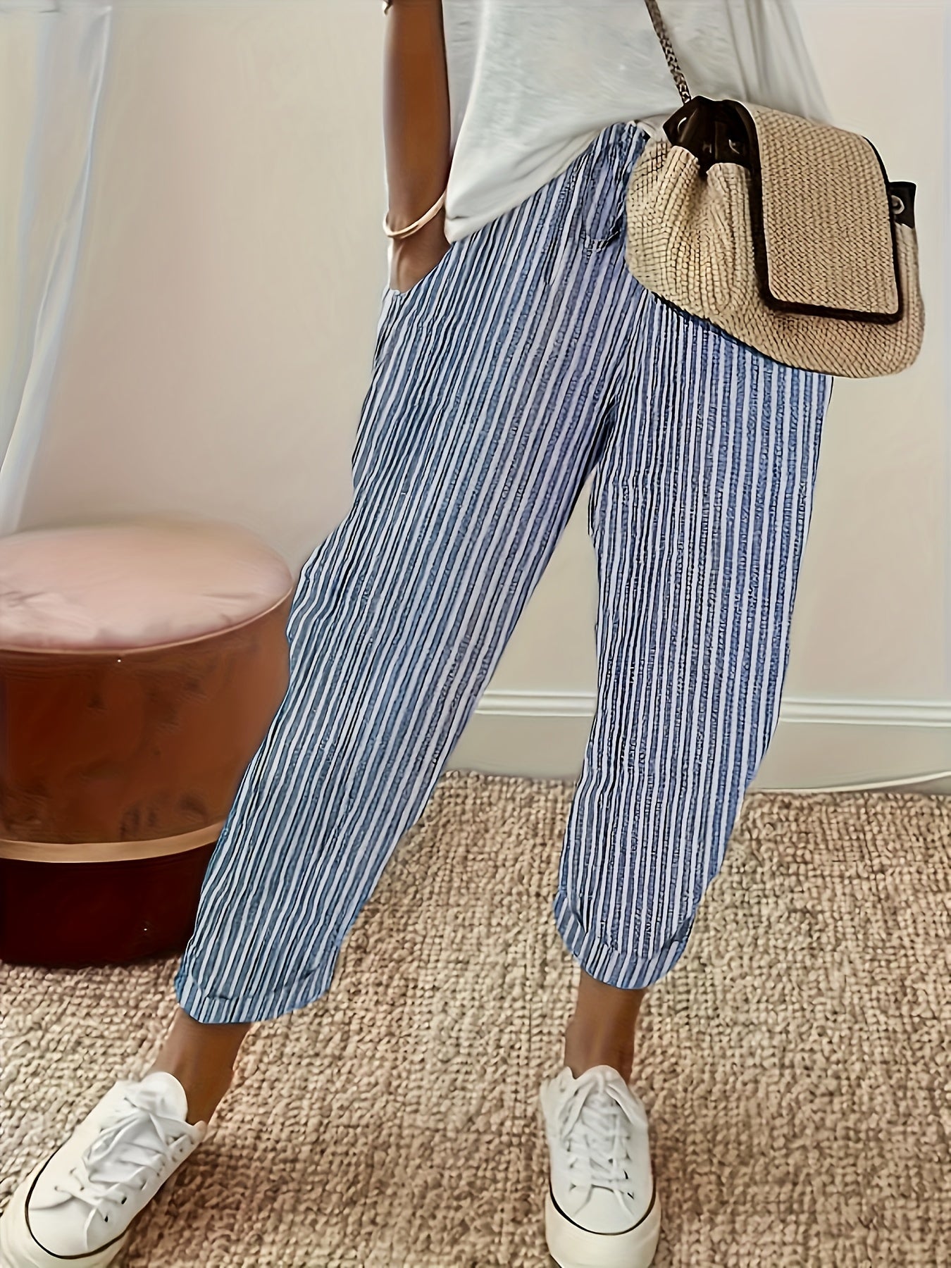 Aaliyah | Striped Casual Pants