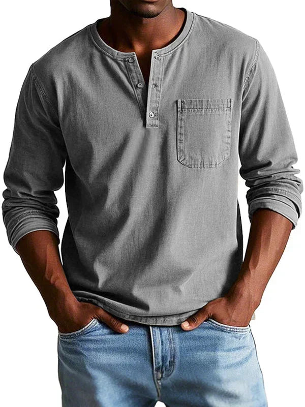 Victor | Casual Longsleeve Henley