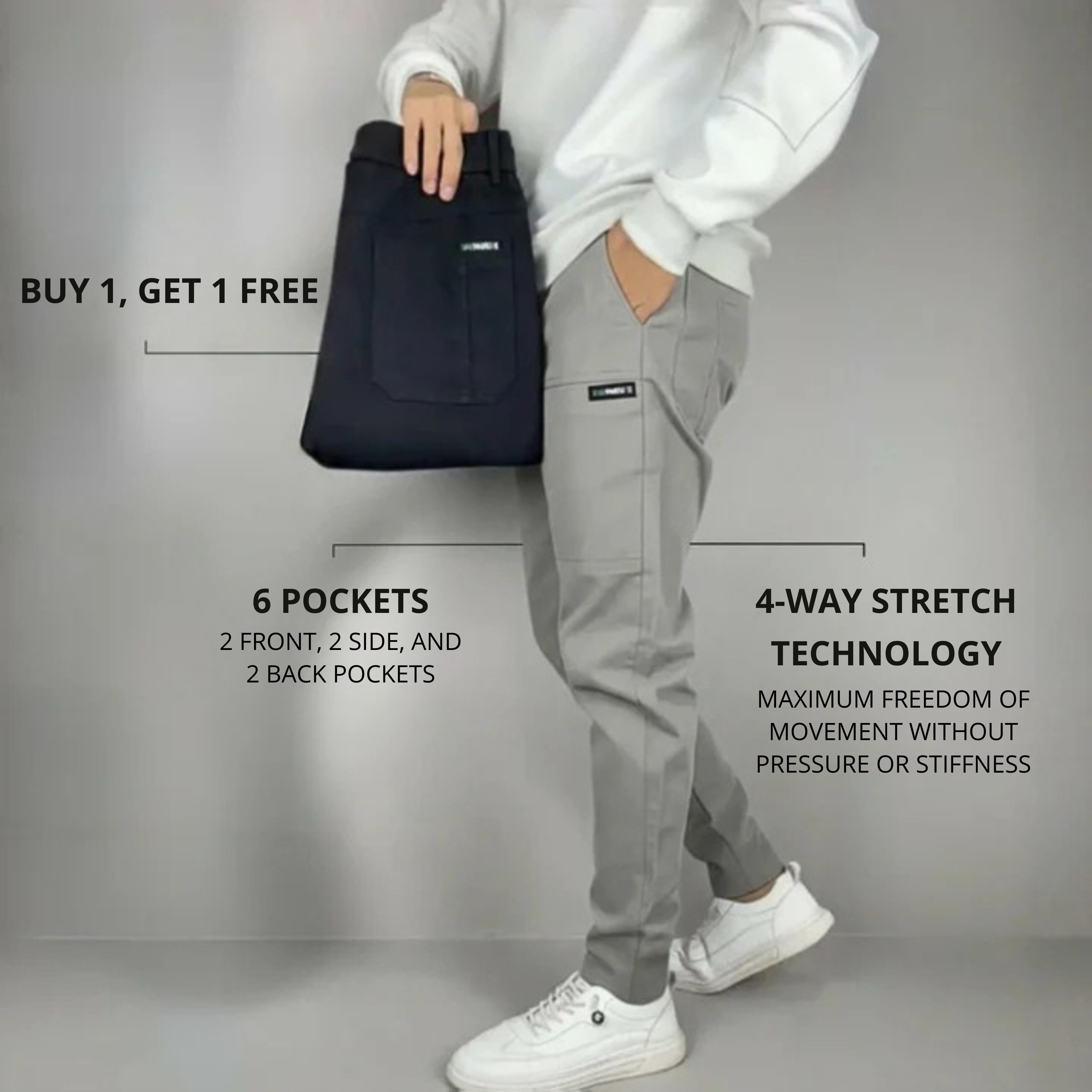 Stephen – Full-Stretch Trousers