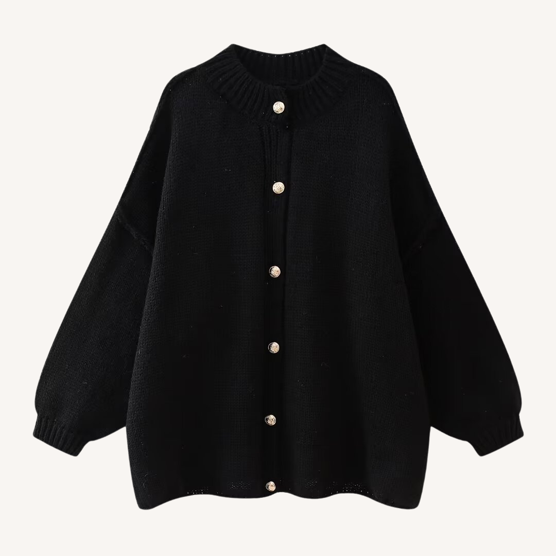 Petty | Round Neck Knitted Cardigan