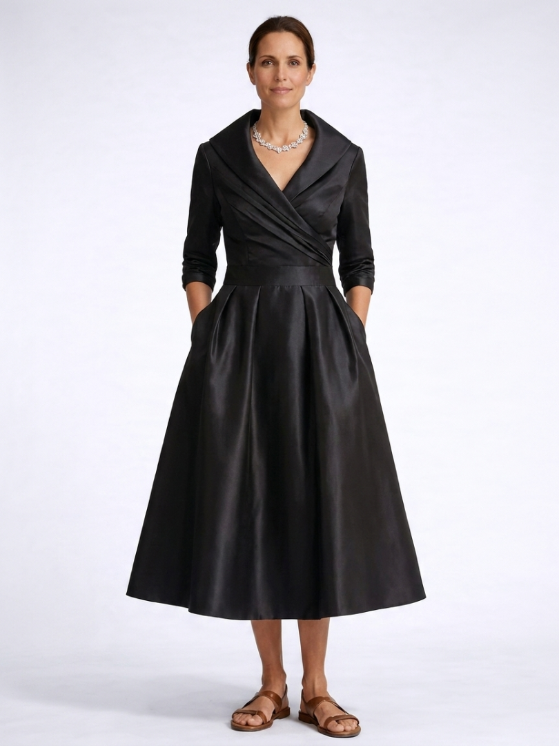 Yan | Elegant Midi Dress