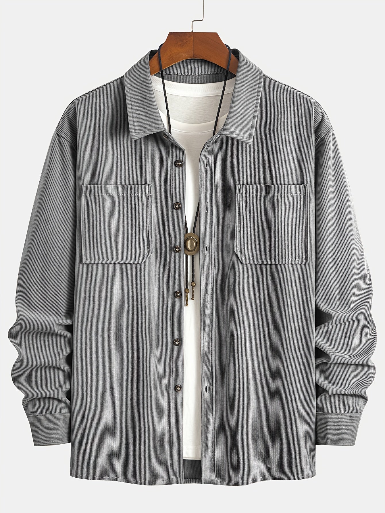 Bryce | Ribbed Textured Overshirt