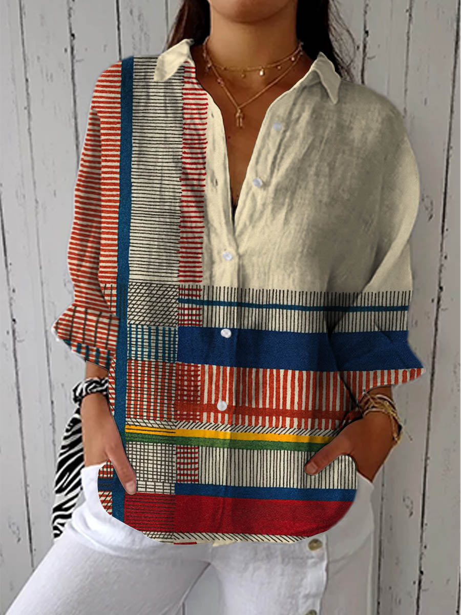 Quendra | Artistic Pattern Blouse