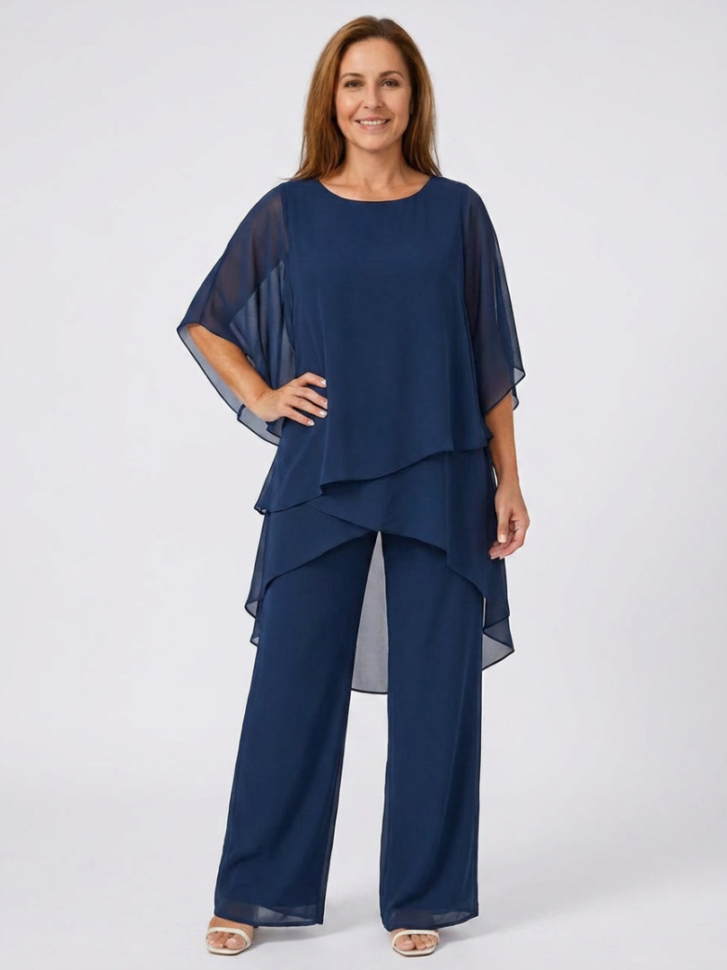 Jorellea | Draped Palazzo 2-piece Set