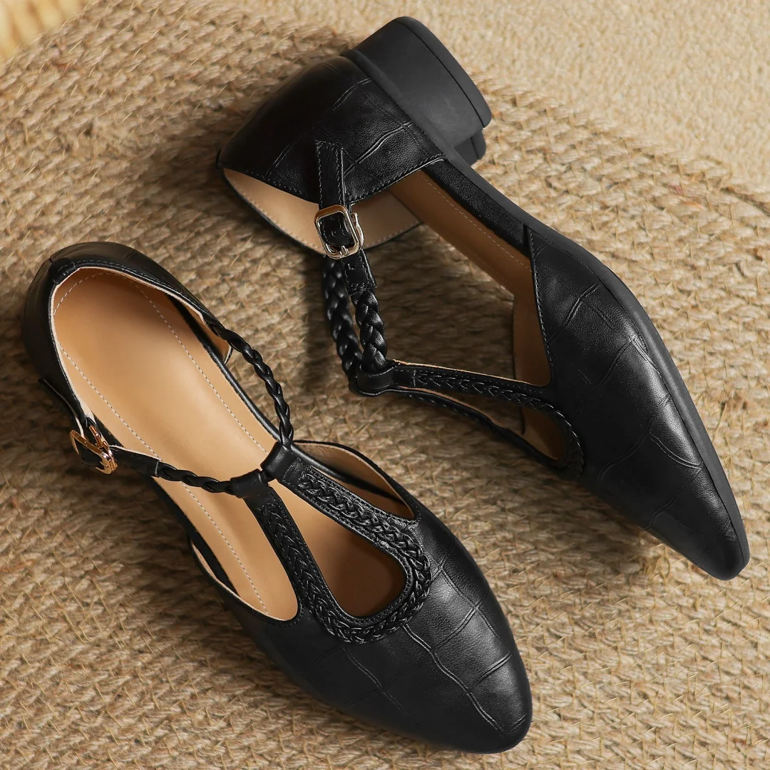 Vivienne | Leather Mary Janes