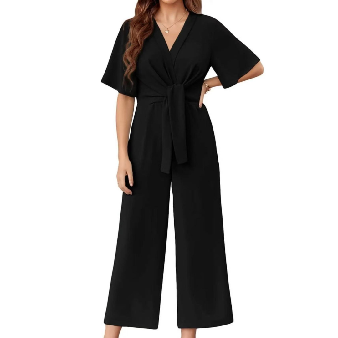 GABRIELLA - Elegant Summer Tie Knot Jumpsuits