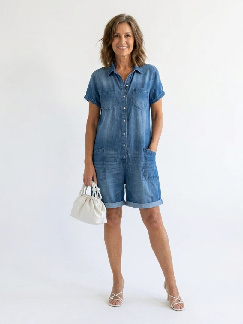 Laverne | Relaxed Fit Summer Short Jumpsuit
