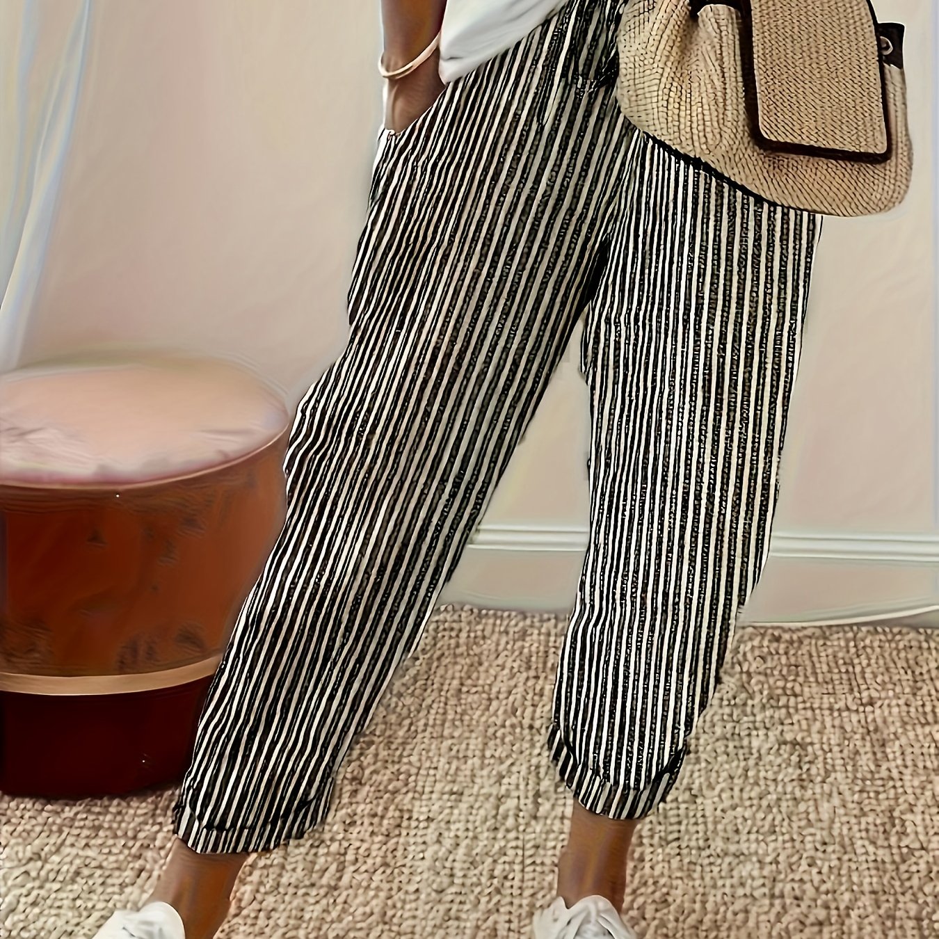 Aaliyah | Striped Casual Pants