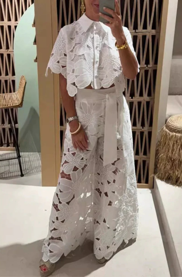 Kristin | Elegant Breathable Summer Lace Set