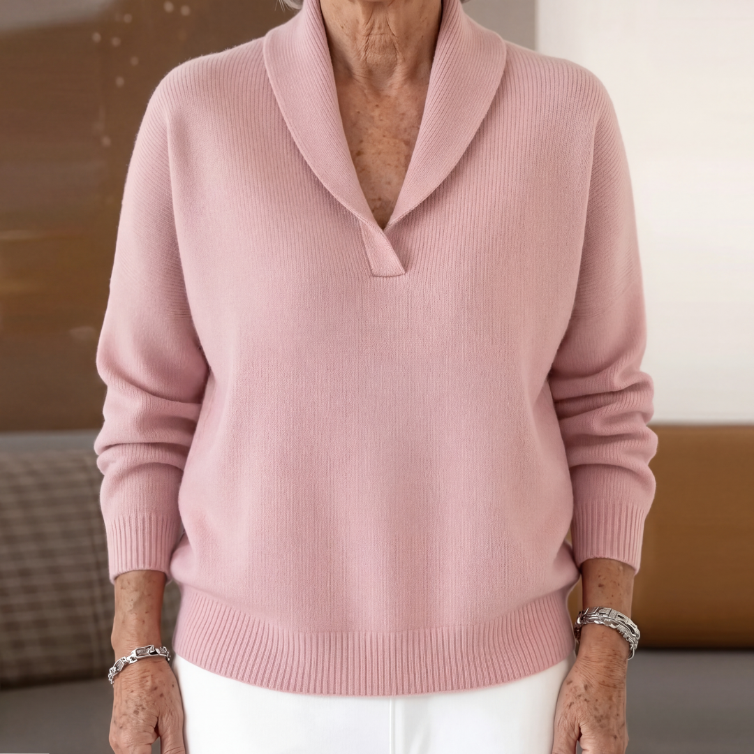 Clarissa | The Forgiving-Fit V-Neck Jumper