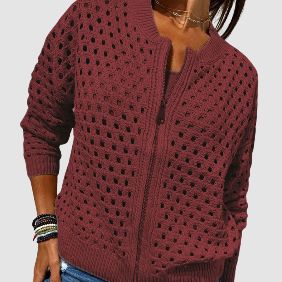 Amanda | Retro Knitted Cardigan