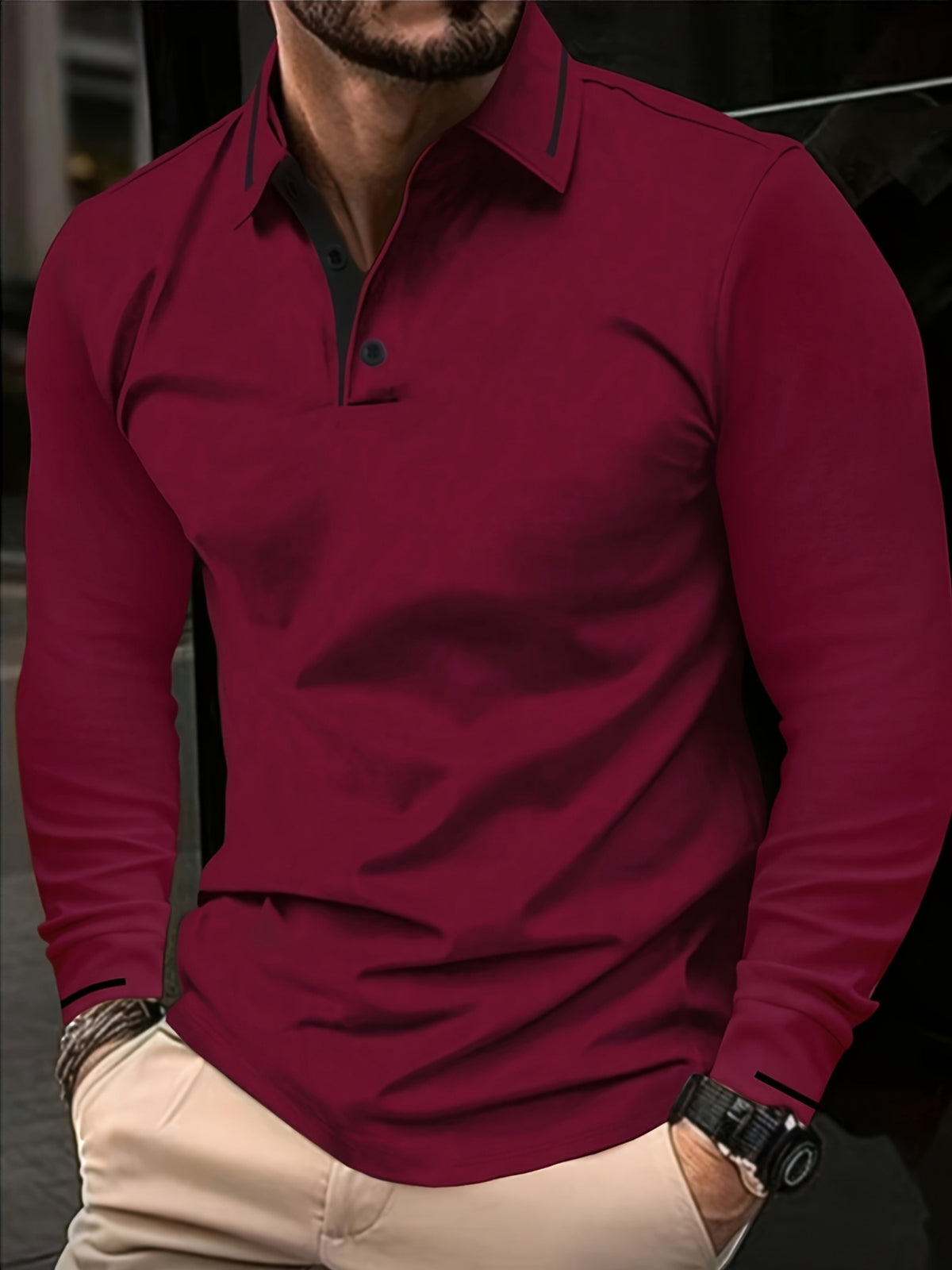 Martin | Longsleeve Polo Shirt