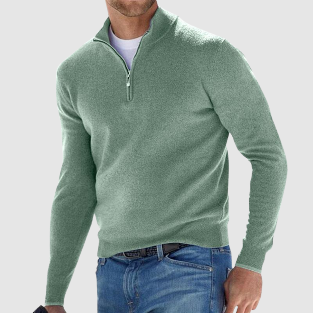 Abbott | Men's Quarter Zip Pullover - Soft Knit