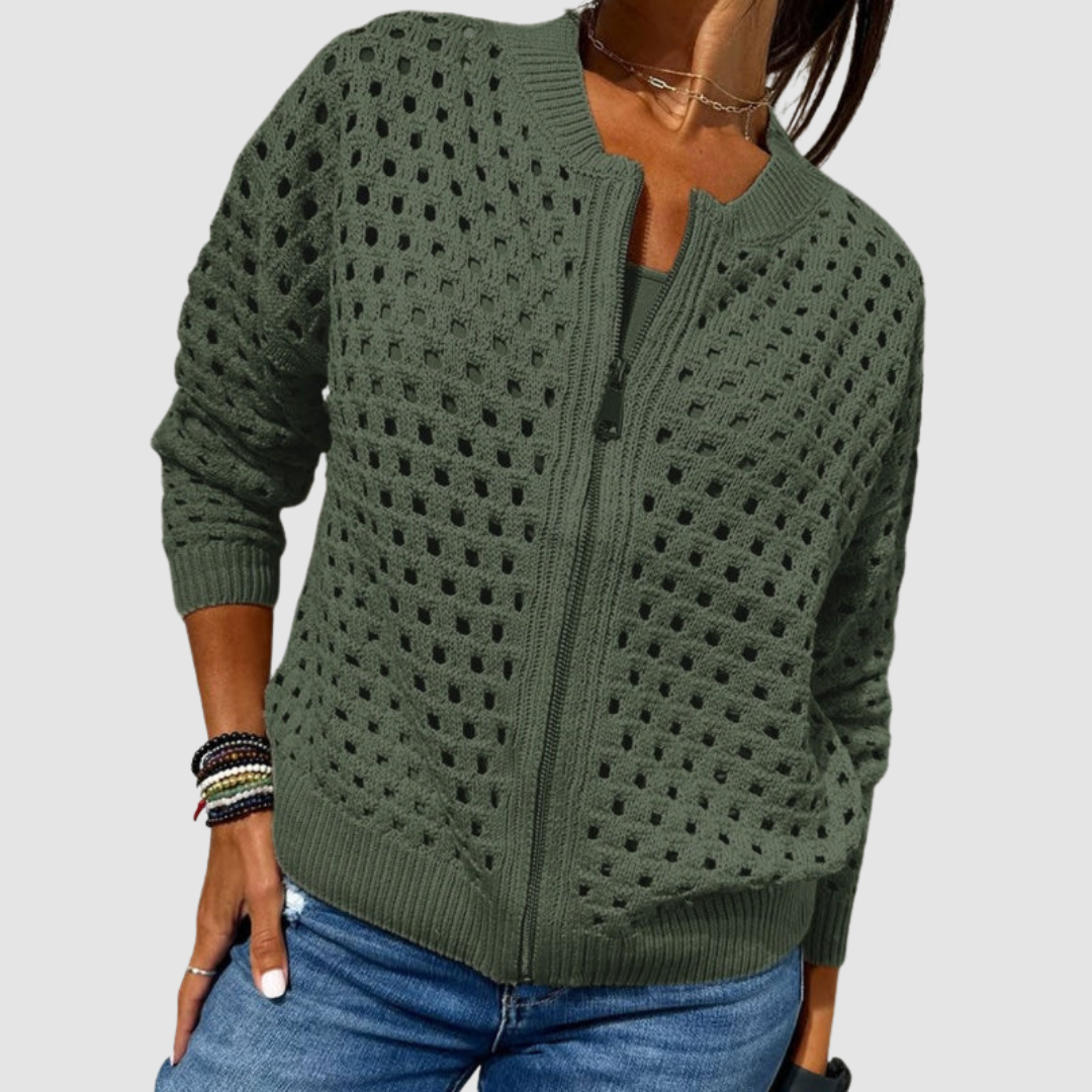 Amanda | Retro Knitted Cardigan