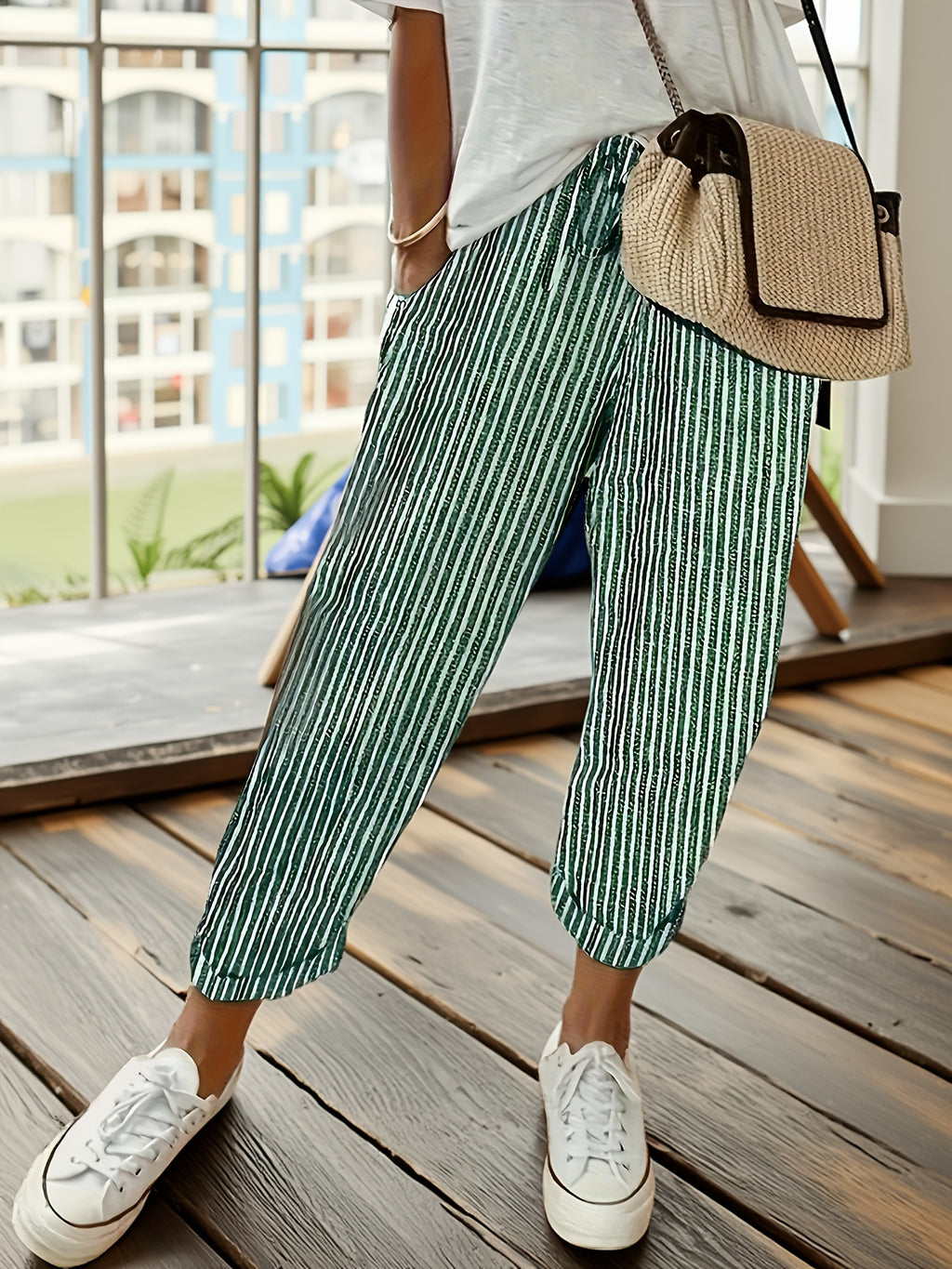 Aaliyah | Striped Casual Pants