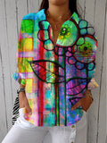 Cyralyn | Artistic Bloom Blouse