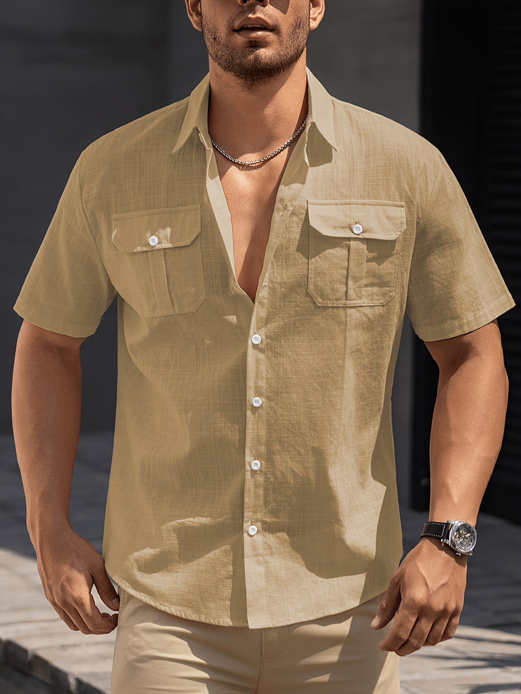 Alex - Casual Short-Sleeve Shirt