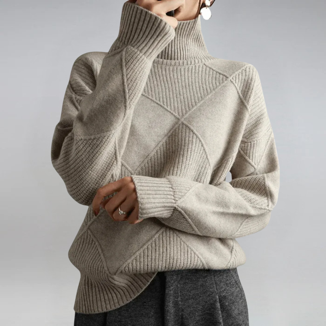 Lauren | Retro Turtleneck Sweater