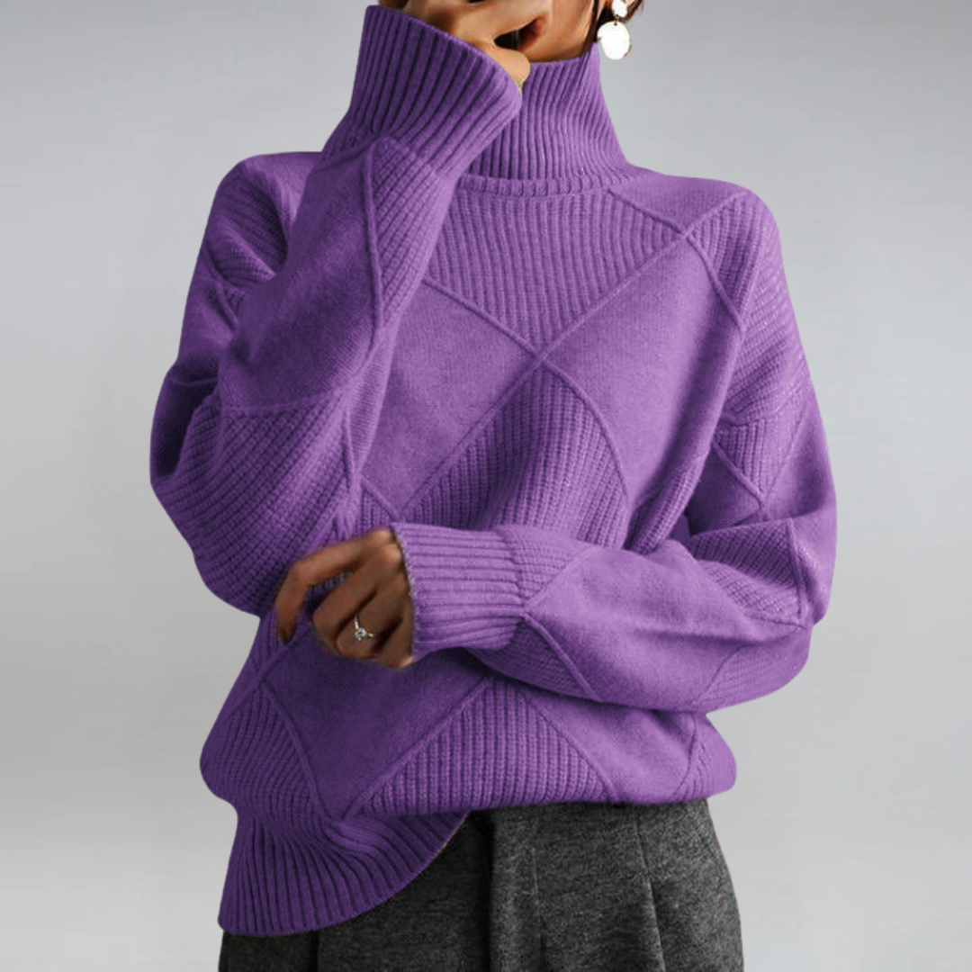Lauren | Retro Turtleneck Sweater