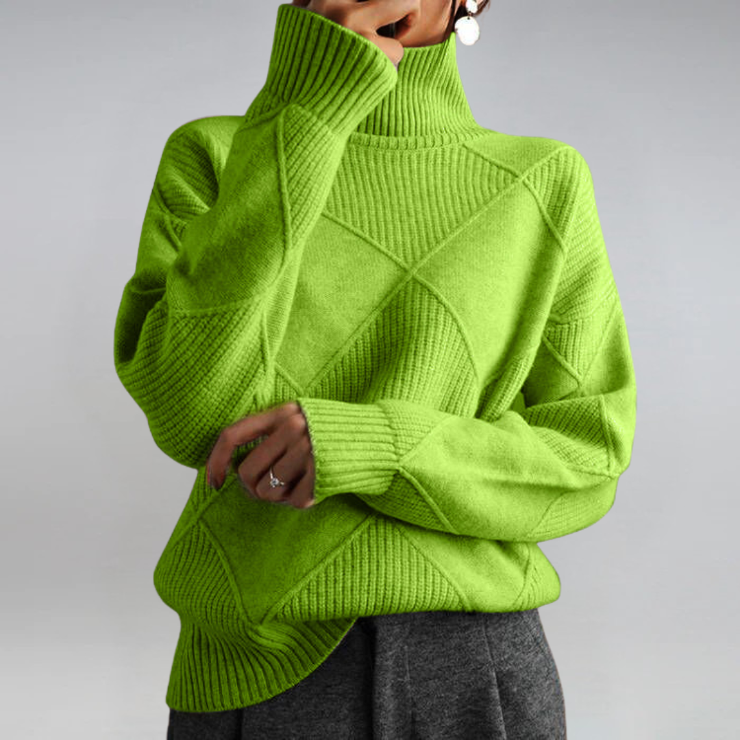 Lauren | Retro Turtleneck Sweater