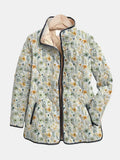 Vaeven | Delightful Floral-Printed Quilted Jacket