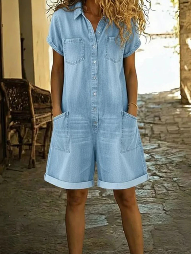 Laverne | Relaxed Fit Summer Short Jumpsuit