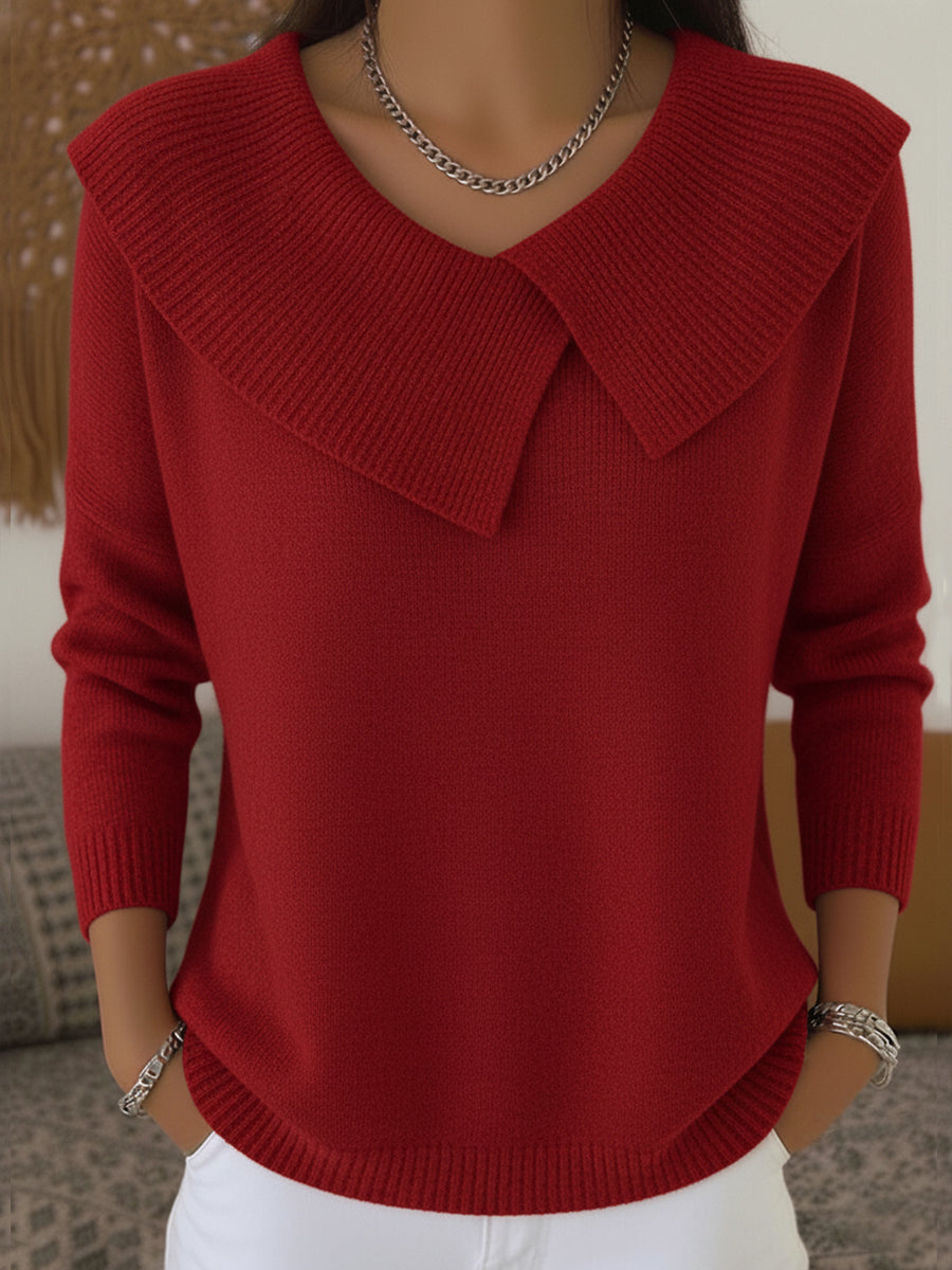 Sunnora™ | Warm Sweater with Soft Collar