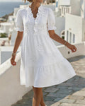 Sophie | Ruffle Midi Dress