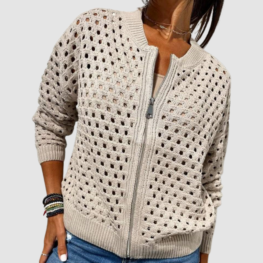 Amanda | Retro Knitted Cardigan