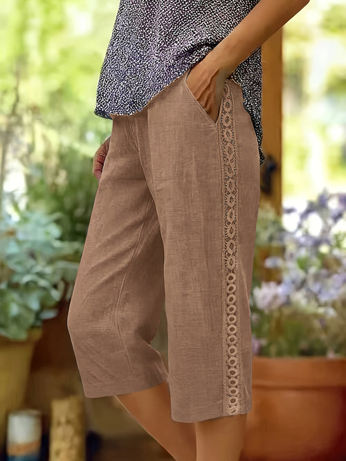 Agnes - Loose-Fitted Capri Pants