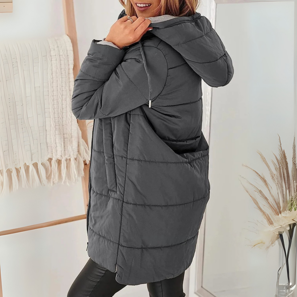 Eula - Casual Hooded Puffer Down Jacket