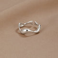 Ariel - Silver Wave Ring