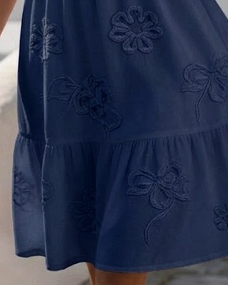 Sophie | Ruffle Midi Dress