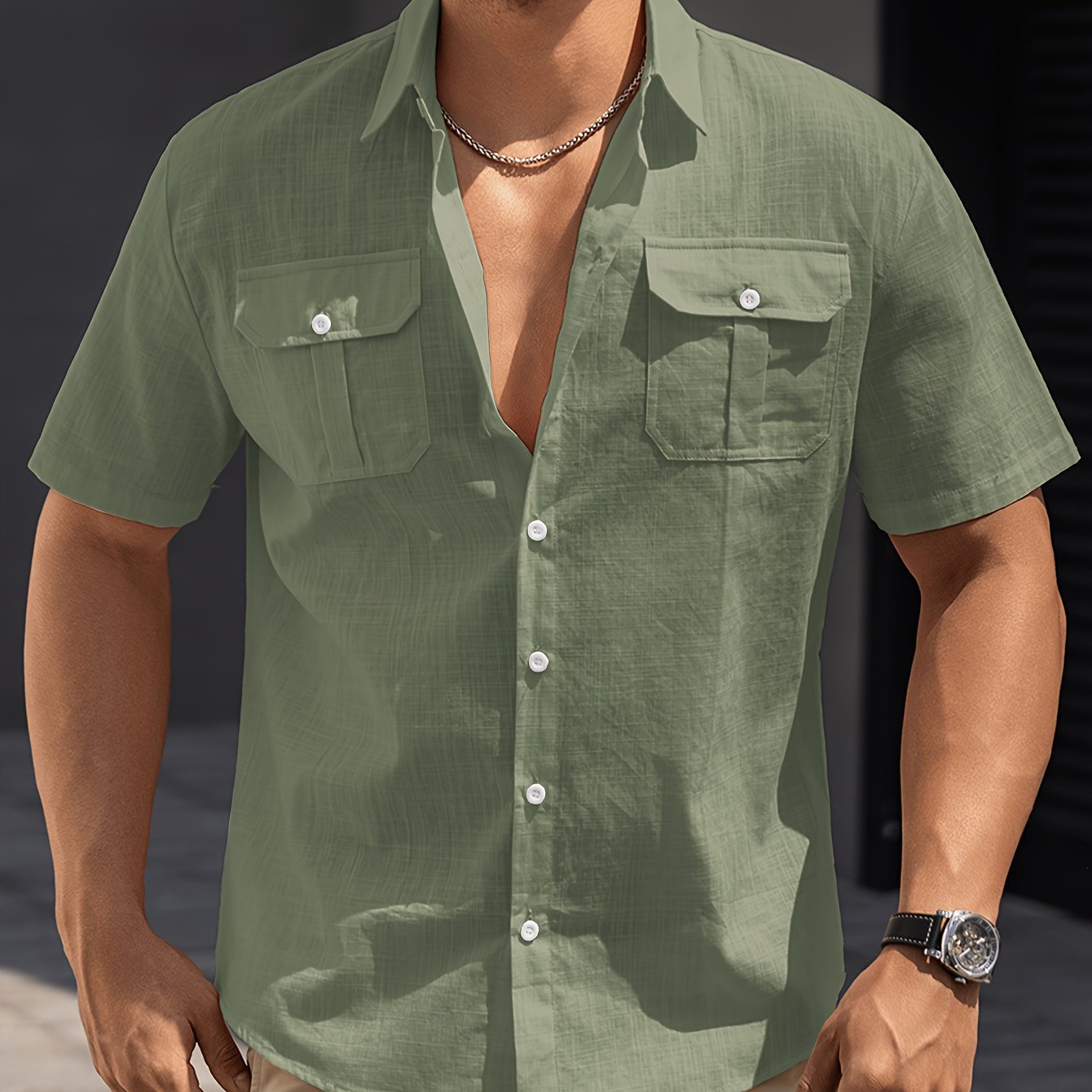 Alex - Casual Short-Sleeve Shirt