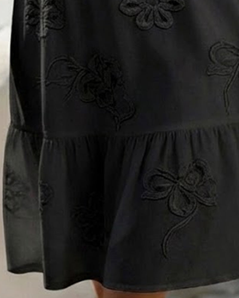 Sophie | Ruffle Midi Dress