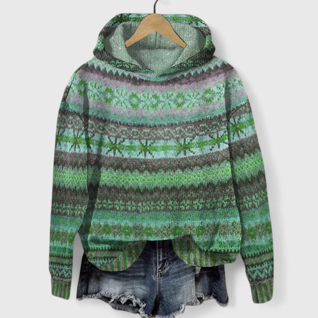 Zoe - Retro Hoodie Sweater