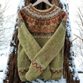 Tatum | Warm Sweater with A Classic Woven Pattern