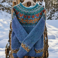 Zora | Knitted Sweater with Traditional Pattern