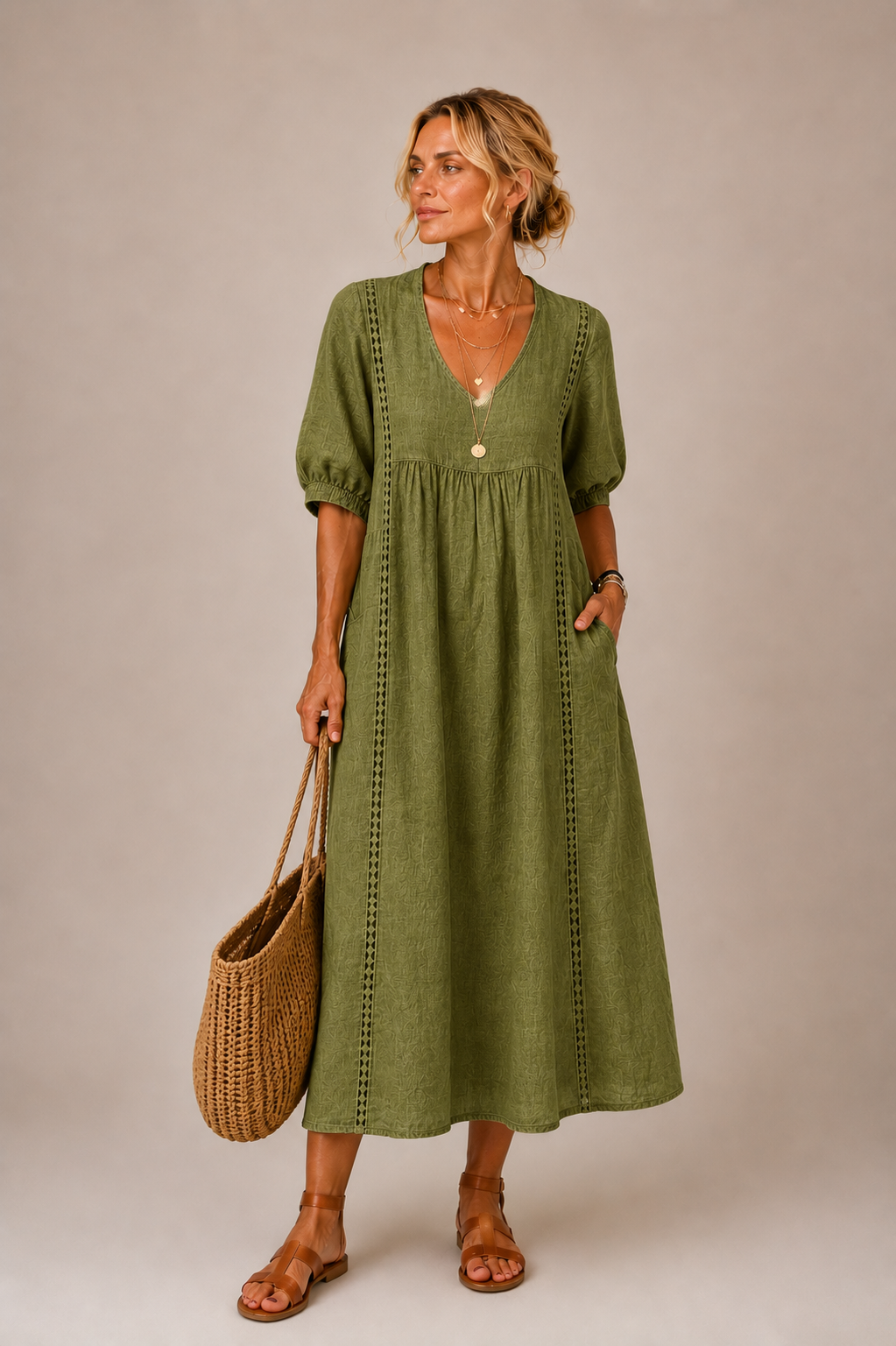 Sarah | Summer Midi Dress