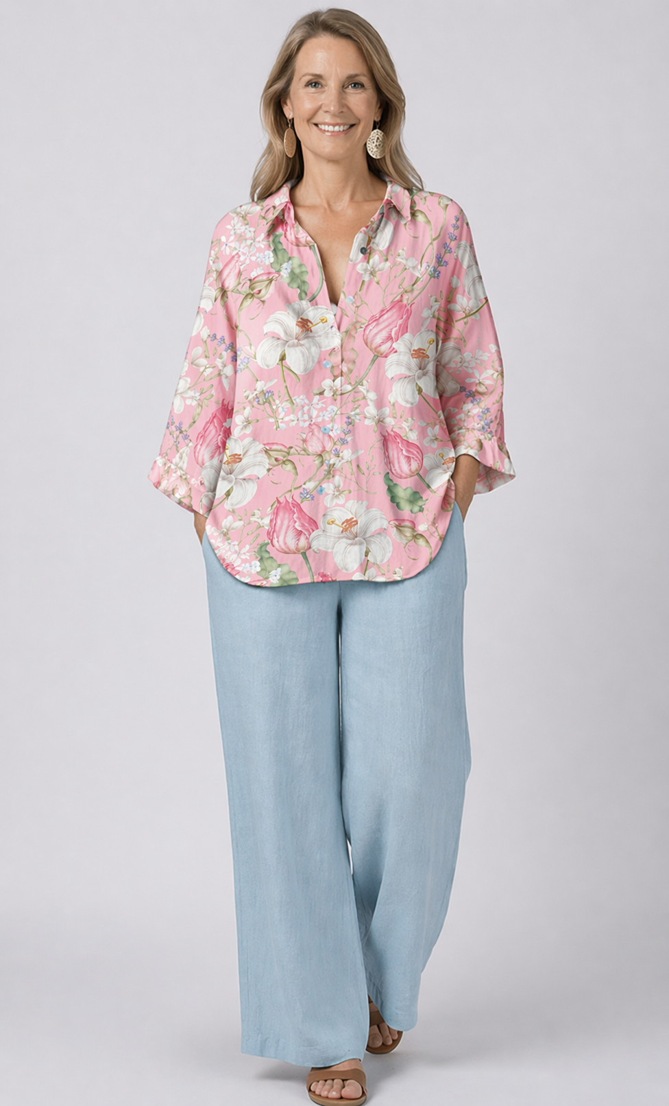 Rynelle | Elegant Bloom Blouse