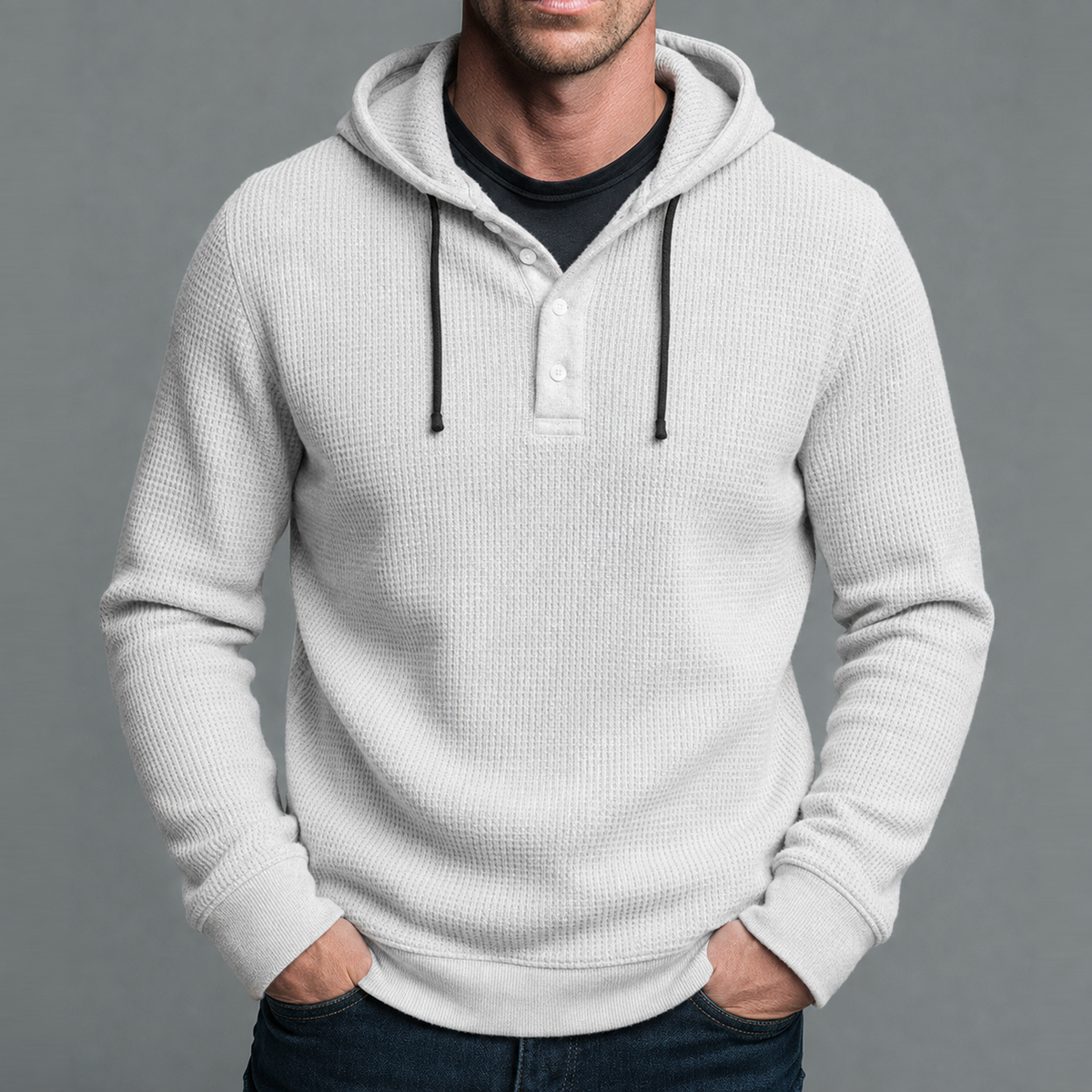 Carter | Waffle Hoodie