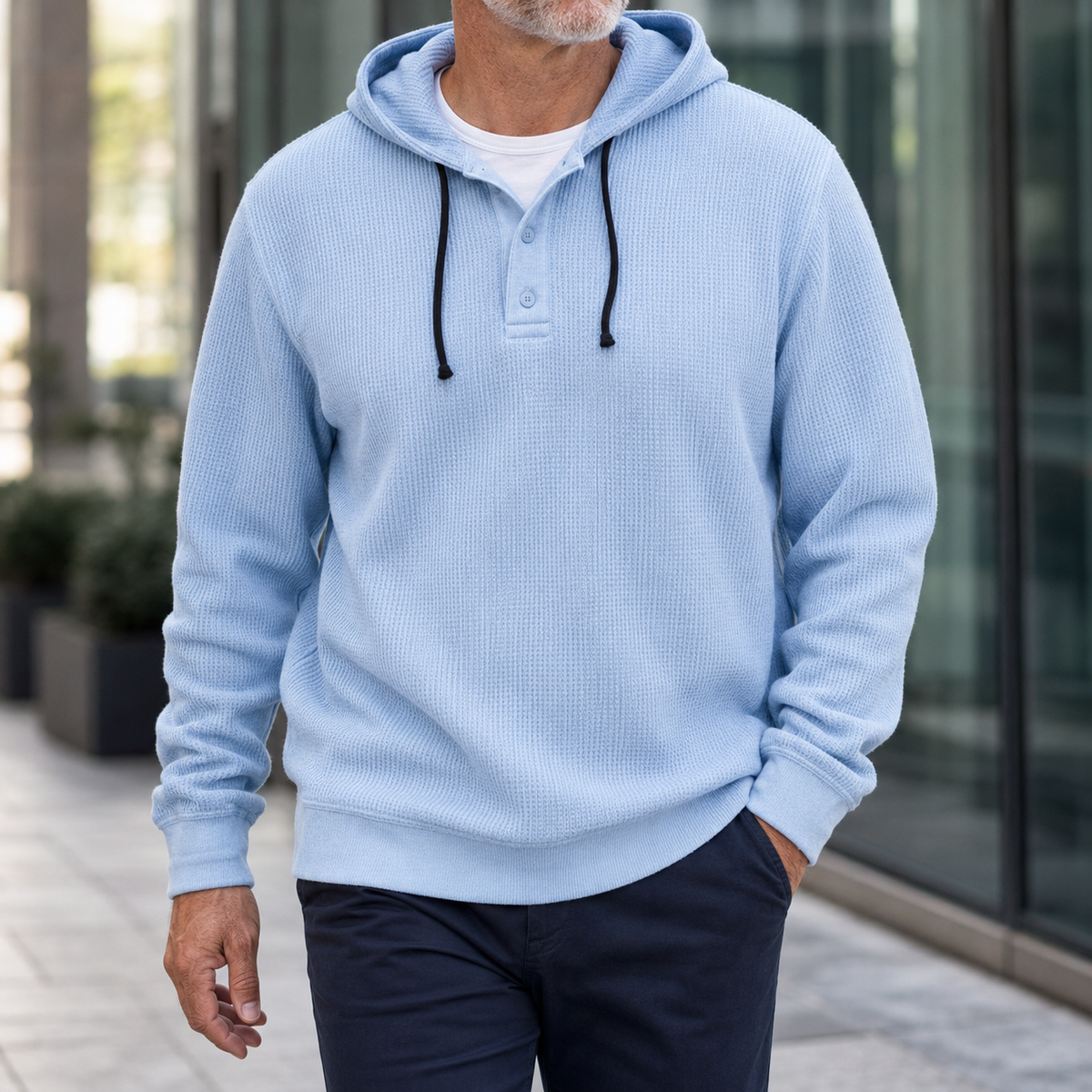 Carter | Waffle Hoodie