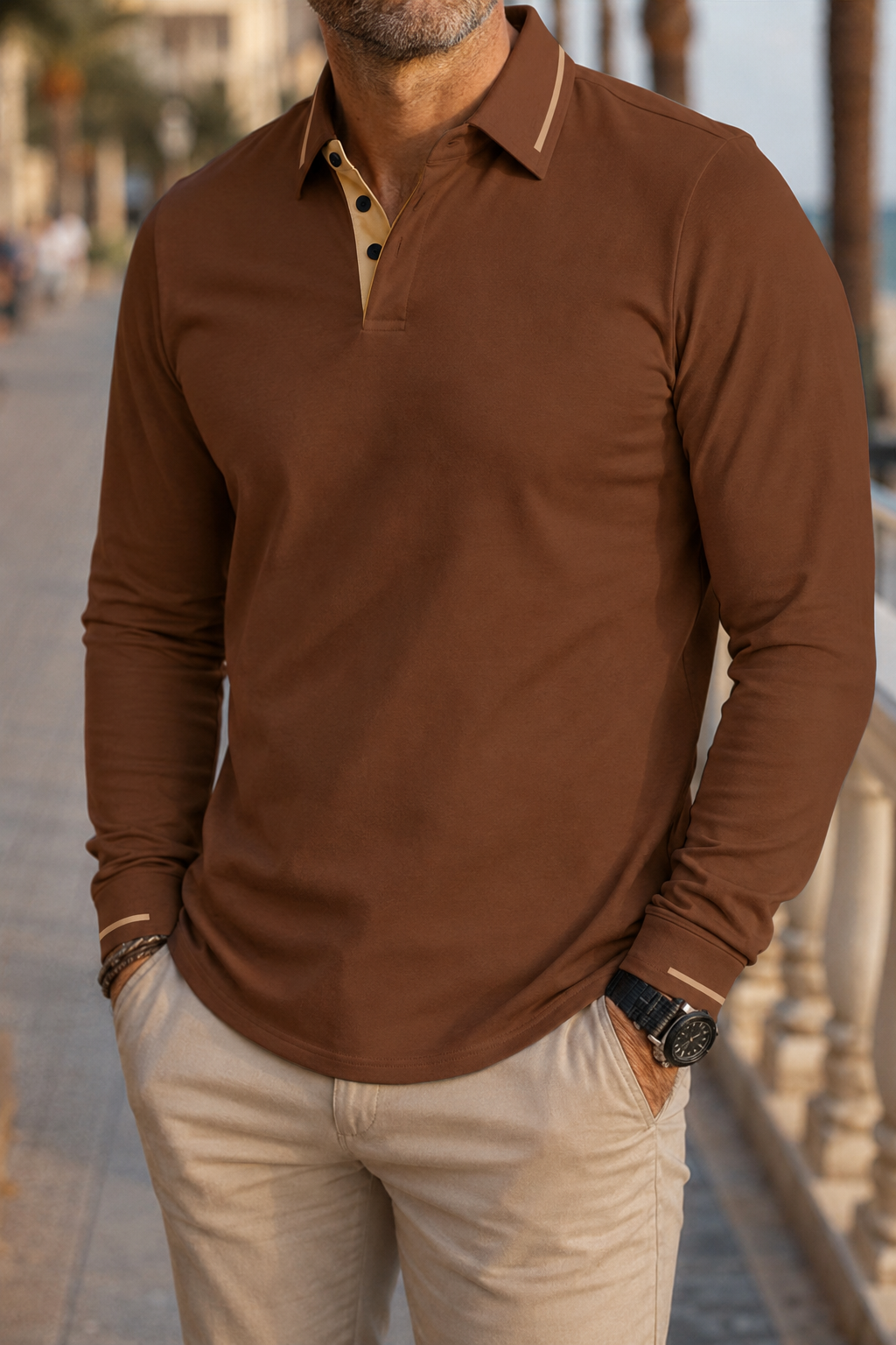 Martin | Longsleeve Polo Shirt