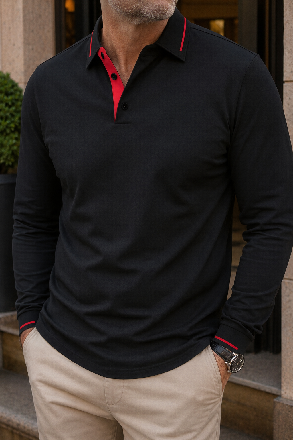 Martin | Longsleeve Polo Shirt