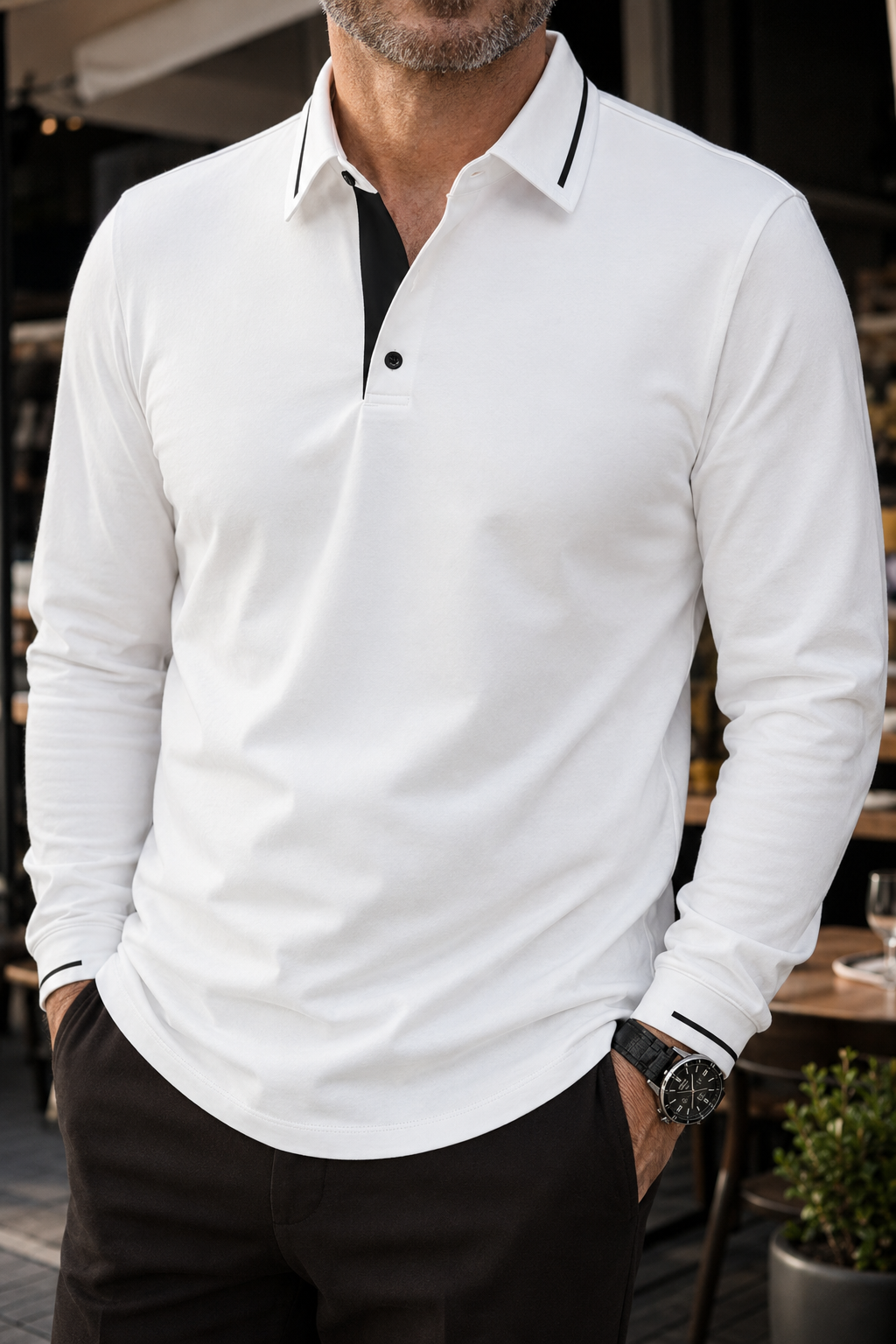 Martin | Longsleeve Polo Shirt