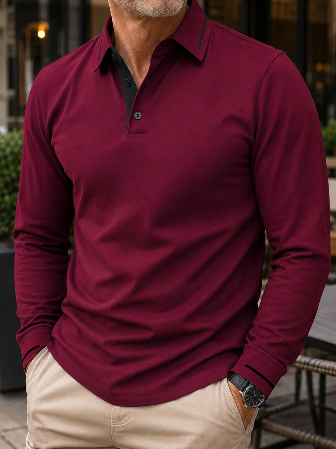 Martin | Longsleeve Polo Shirt