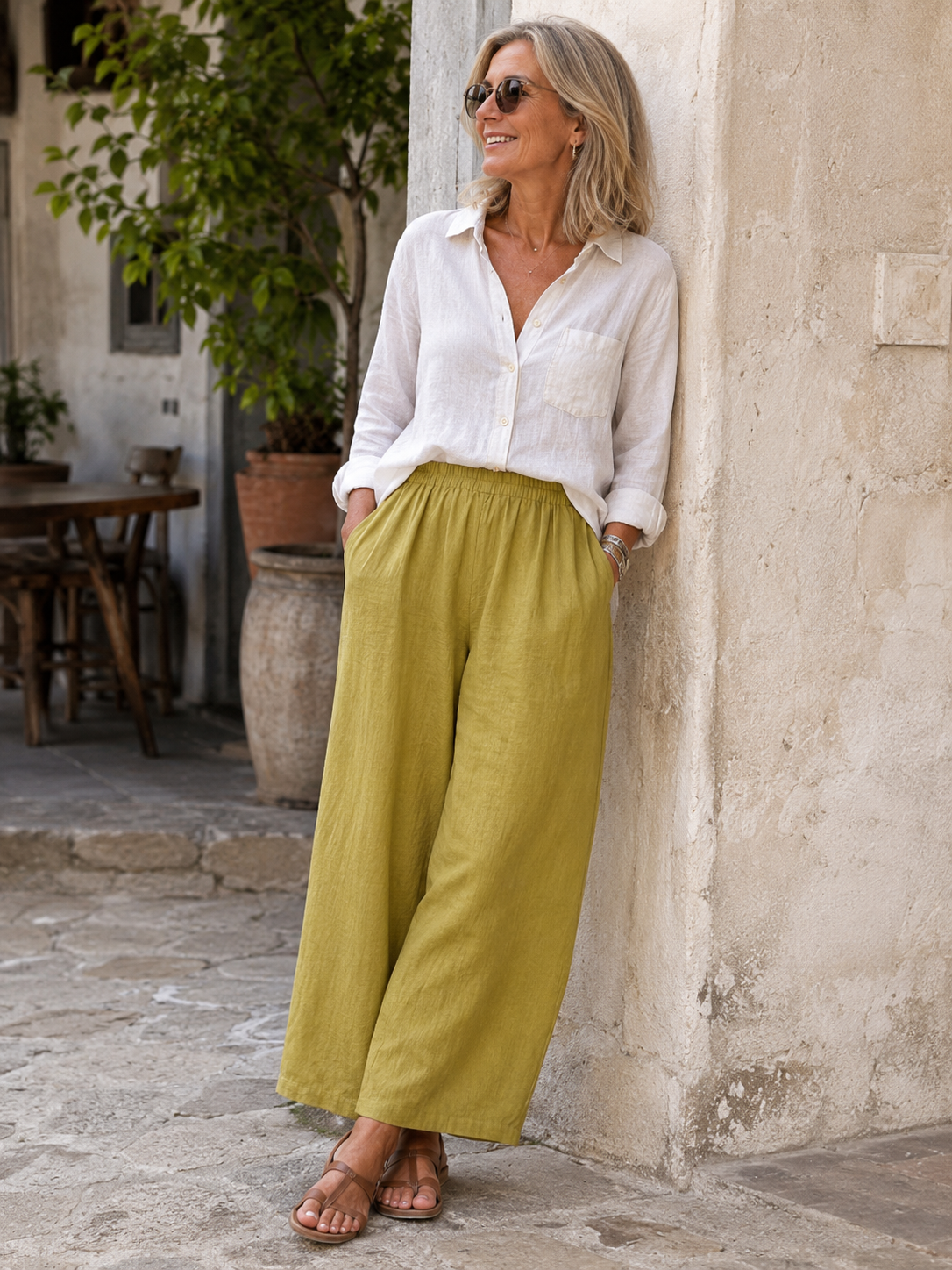 Amalia | Loose Casual Trousers
